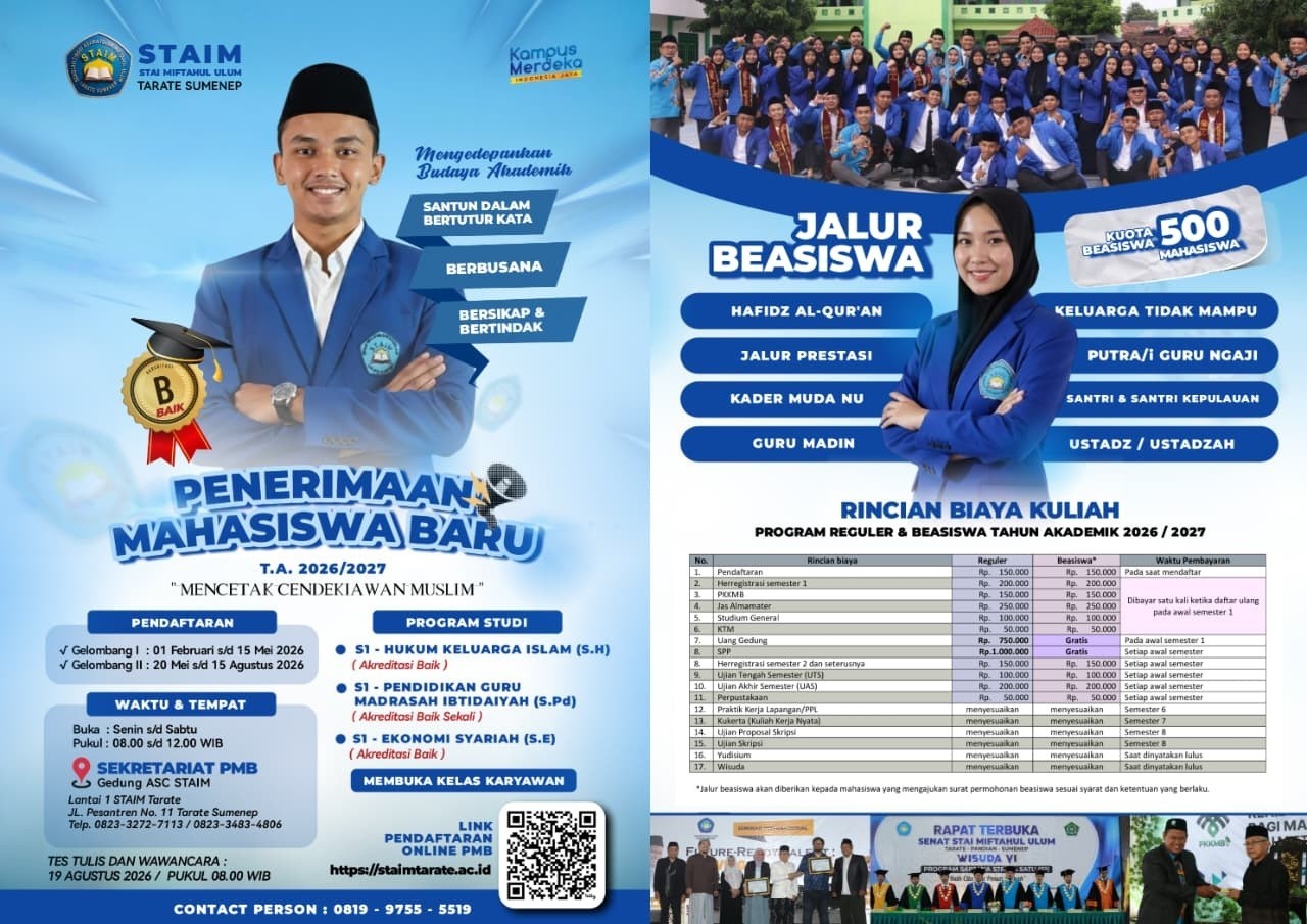 PMB TAHUN AKADEMIK 2026-2027